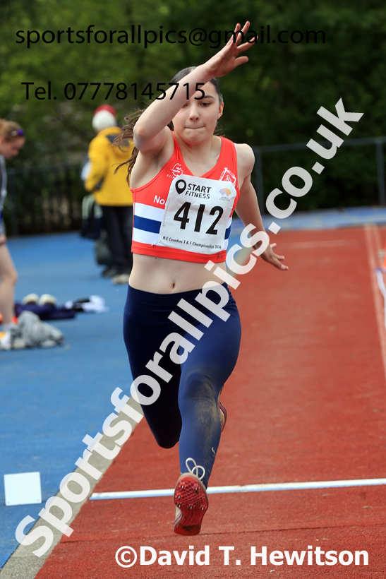 Triple Jumb, 2026 North Eastern Track and Field Champs, Shildon, County Durham. Photo: David T. Hewitson/Sports for All Pics